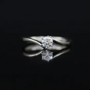 LASAMERO 0.302CT FG/VS Round Cut Modern Design Natural Diamond Ring For Women 18k White Gold Certified Engagement Wedding Ring
LASAMERO 0.302CT FG/VS Round Cut Modern Design Natural Diamond Ring For Women 18k White Gold Certified Engagement Wedding Ring
