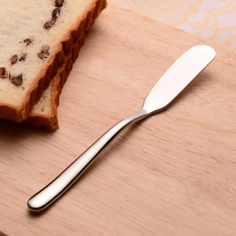 Stainless Utensil Cutlery Butter Knife Cheese Dessert Jam Spreader Breakfast Tool Free Shipping LX4292 | Дом и сад