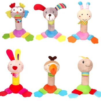 Hand Rattle Kids Soft Plush Cartoon Animal Rattles Handbells Baby Bedside Pendant Hanging Hand Jingle Ring Toy
Hand Rattle Kids Soft Plush Cartoon Animal Rattles Handbells Baby Bedside Pendant Hanging Hand Jingle Ring Toy