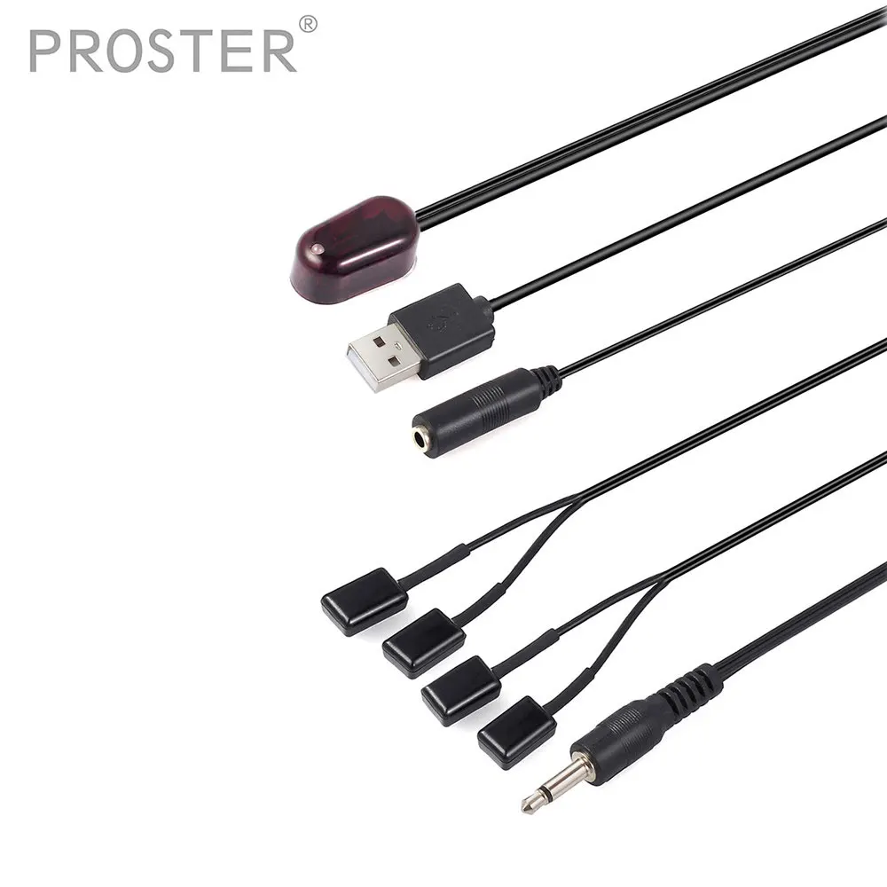 PROSTER new IR Infrared Remote Control Transponder Receiver Repeater Emitter USB Adapter Extension Cord Cable With LED Light
PROSTER new IR Infrared Remote Control Transponder Receiver Repeater Emitter USB Adapter Extension Cord Cable With LED Light