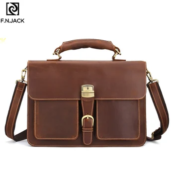 F.N.JACK Retro Mens Leather Business Minibag One Shoulder Cowhide Vintage Handbag Crossbody Bags Simple Messenger Handbags
F.N.JACK Retro Mens Leather Business Minibag One Shoulder Cowhide Vintage Handbag Crossbody Bags Simple Messenger Handbags
