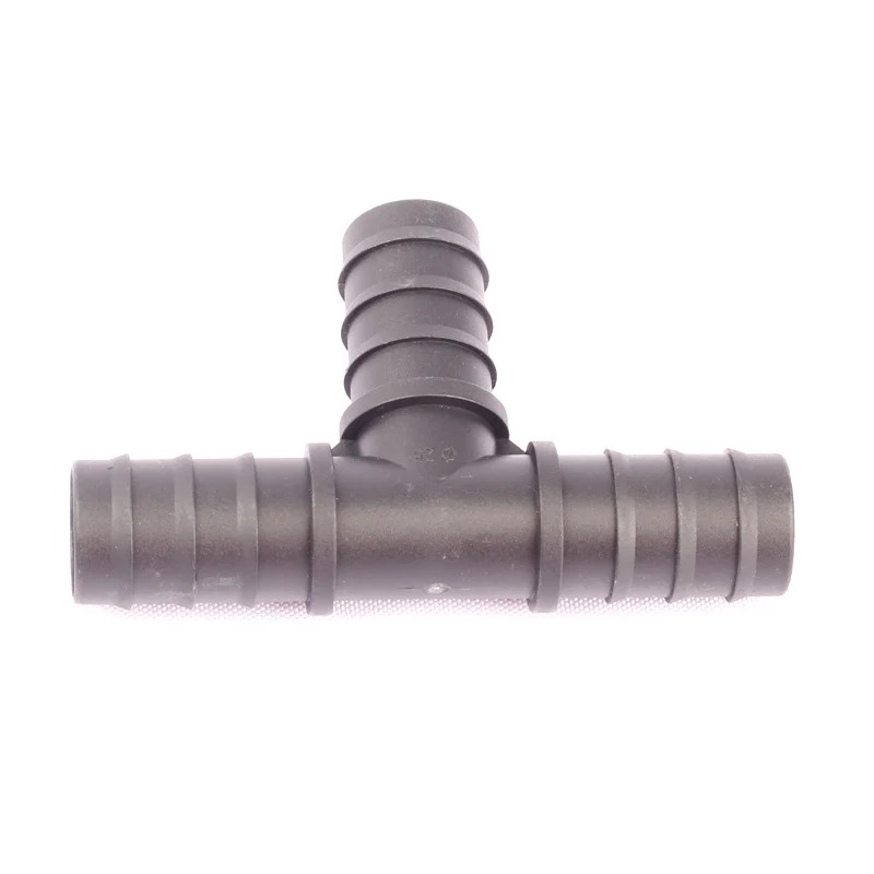 3pcs 25mm PE Pipe Equal Tee Barbed Connectors New Environmental Watertight Greenhouse Home Drip Irrigation | Дом и сад
