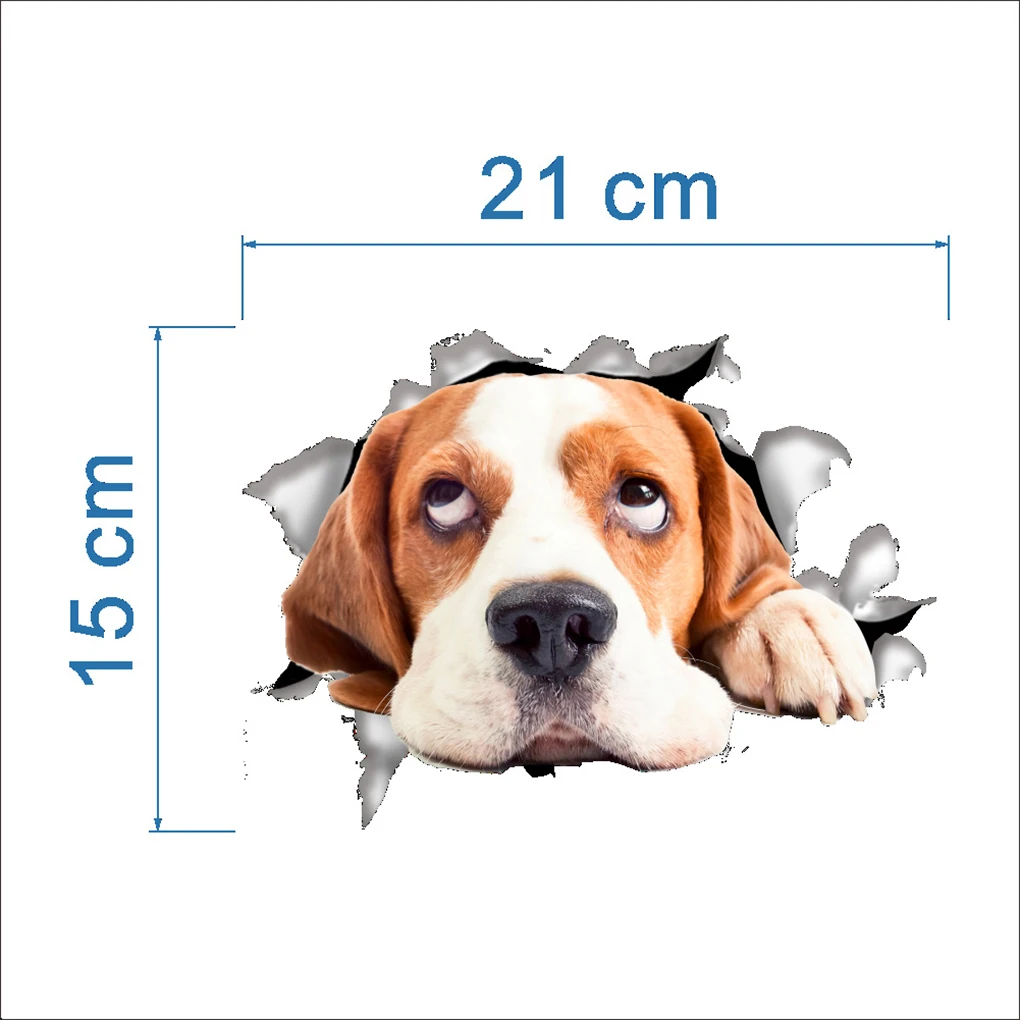 Cat Dog Wall Sticker 3D Broken Wall Animal Art Removable Decals for Toilet Lid Refrigerator Home Decoration
Cat Dog Wall Sticker 3D Broken Wall Animal Art Removable Decals for Toilet Lid Refrigerator Home Decoration