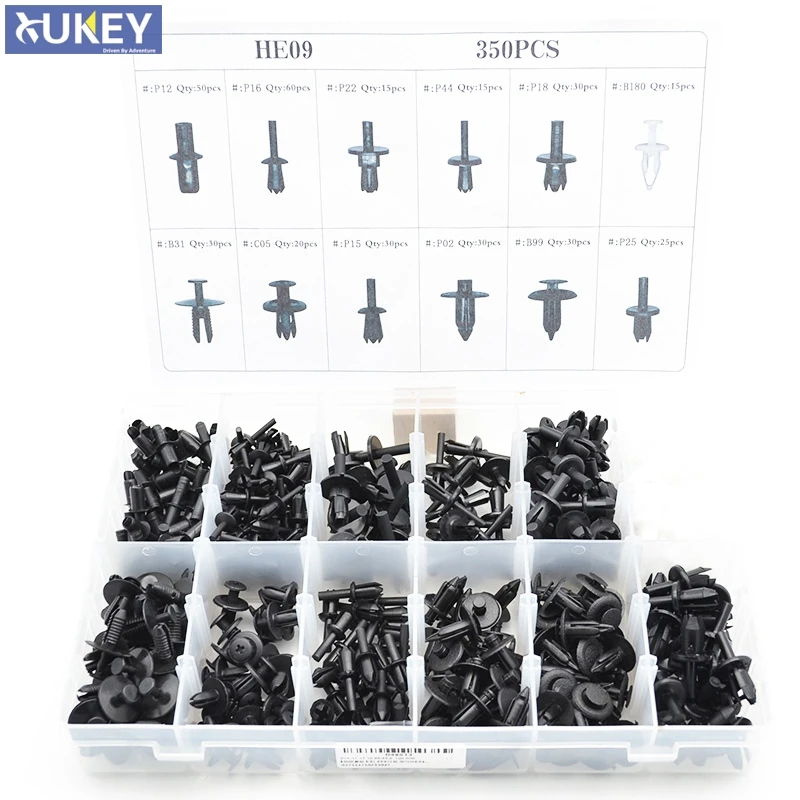 350pcs Auto Car Push Retainer Pin Rivet Trim Clip Panel Moulding Car Body Fasteners Clips Assortments Kit
350pcs Auto Car Push Retainer Pin Rivet Trim Clip Panel Moulding Car Body Fasteners Clips Assortments Kit