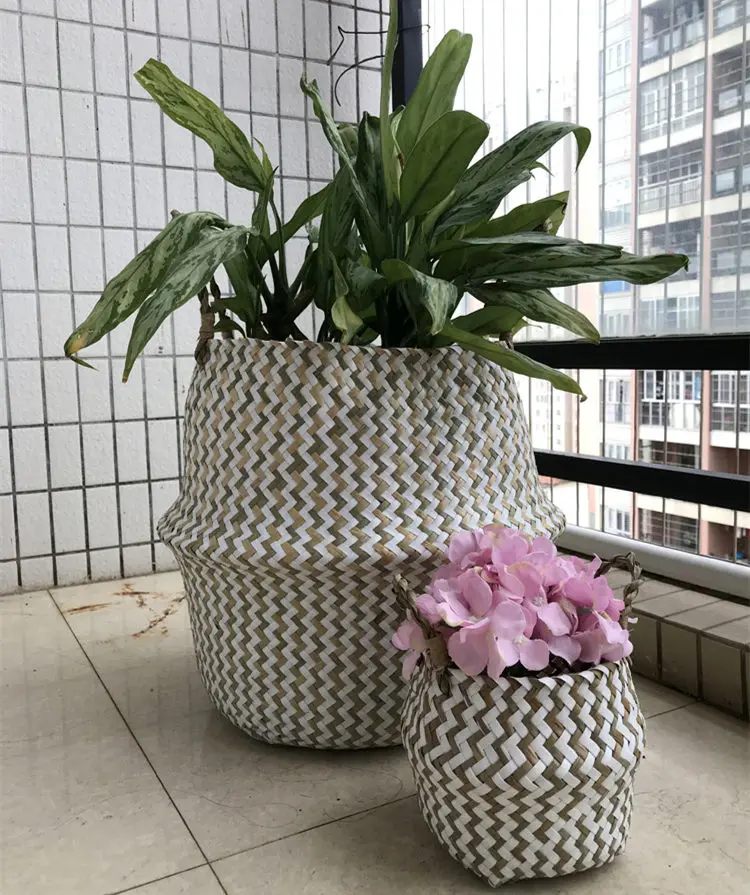 2019-Dobr-vel-Handmade-Seagrass-Cesto-de-Armazenamento-De-Vime-Rattan-Palha-Padr-o-de-Onda (1)