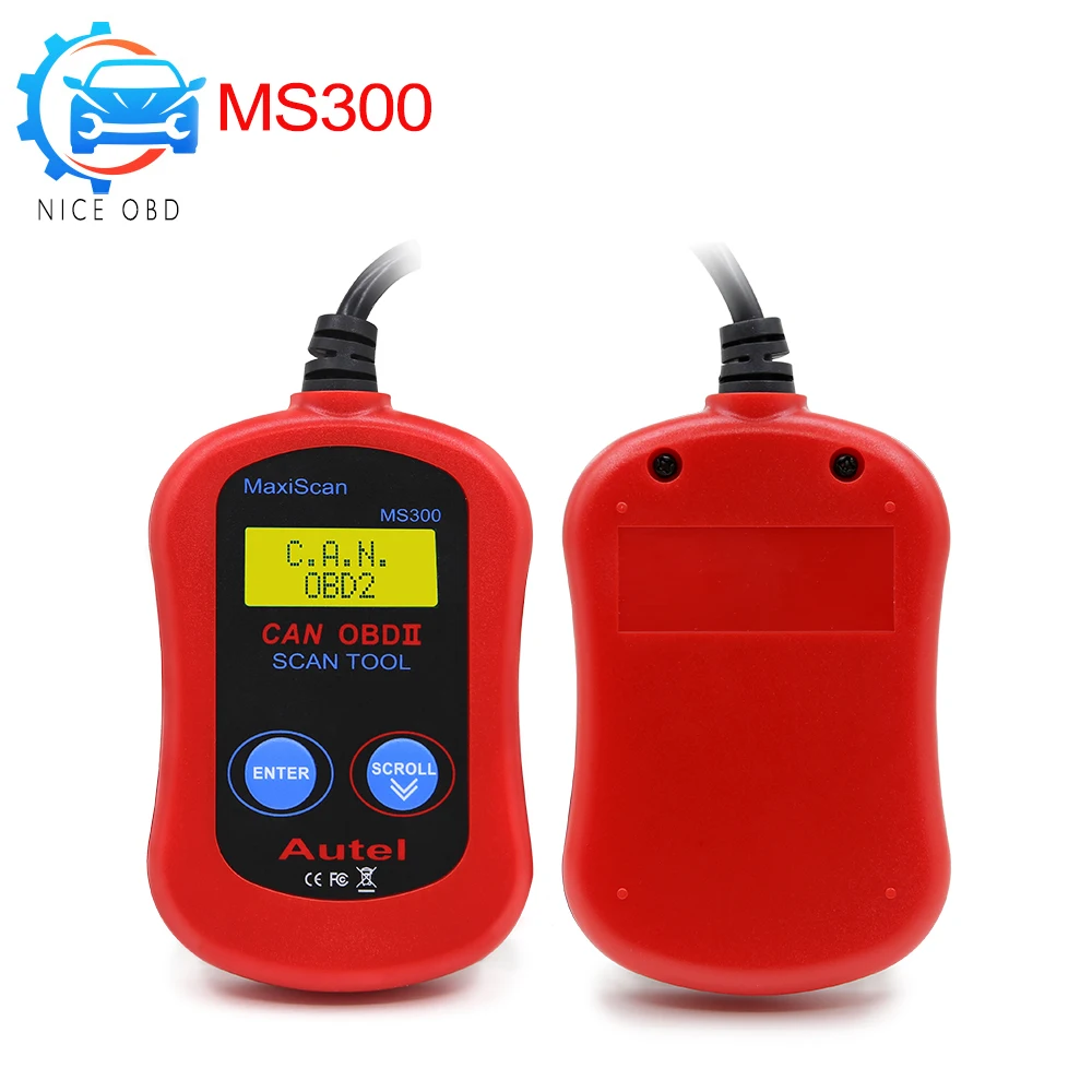 

Autel MS300 OBD2 Auto Data Scanner OBD 2 Diagnostic Tool CAN OBDII DIY Code Reader ms 300 Update Free better than ELM327 V 2.1