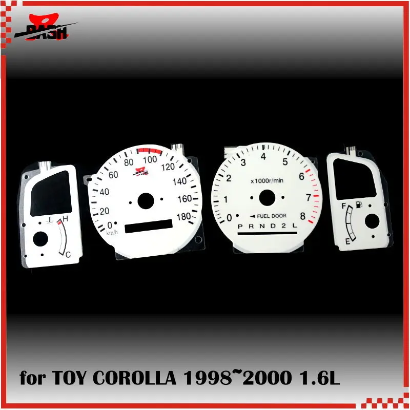 DASH EL Glow Gauge for COROLLA 1998 2000 1.6L Automatic transmission Full Glow Blue Green interchange 180 KM 8000 RPM type B
DASH EL Glow Gauge for COROLLA 1998 2000 1.6L Automatic transmission Full Glow Blue Green interchange 180 KM 8000 RPM type B