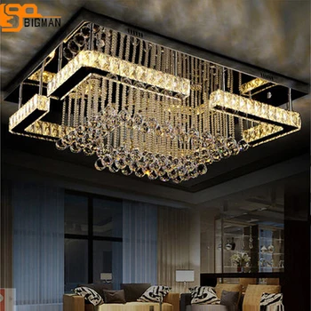 New design LED ceiling light luxury crystal lamp modern ceiling lighting LED luminaire plafonnier for living room
New design LED ceiling light luxury crystal lamp modern ceiling lighting LED luminaire plafonnier for living room
