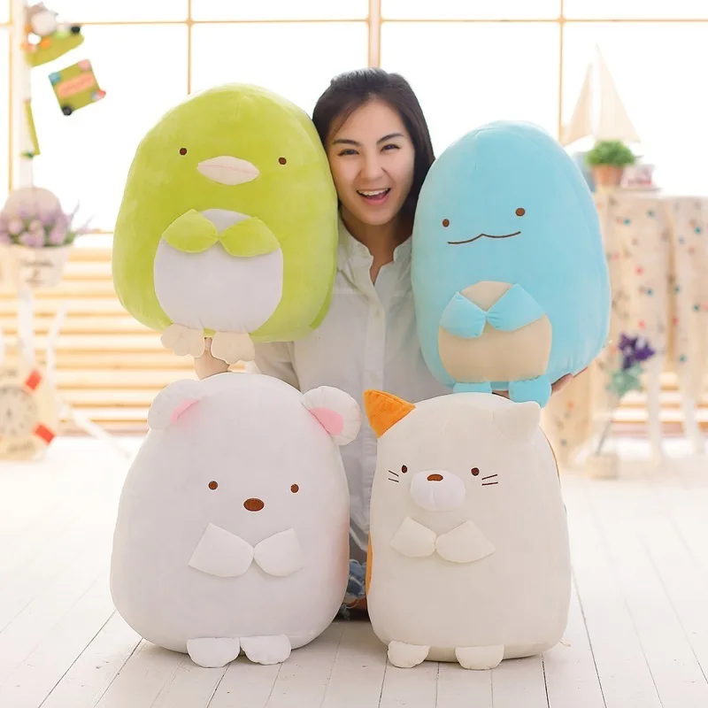 

20/30/40cm Soft Toy Sumikko Gurashi San-x Corner Bio Pillow Japanese Animation Plush Toy Soft Cotton Filled Toys For Fans Gift