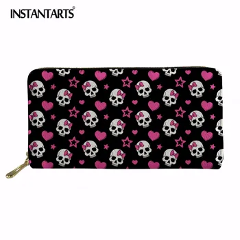 INSTANTARTS Women's Wallet Cute Skull Puzzle Pattern Long Coin Purse Bags for Ladies Travel Leather Wallets Notecase Bags Female
INSTANTARTS Women's Wallet Cute Skull Puzzle Pattern Long Coin Purse Bags for Ladies Travel Leather Wallets Notecase Bags Female