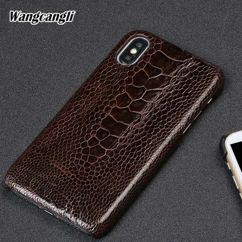 Genuine leather phone case for xiaomi 8 Screen fingerprint style mobile phone case Ostrich foot skin Half pack protective case
Genuine leather phone case for xiaomi 8 Screen fingerprint style mobile phone case Ostrich foot skin Half pack protective case