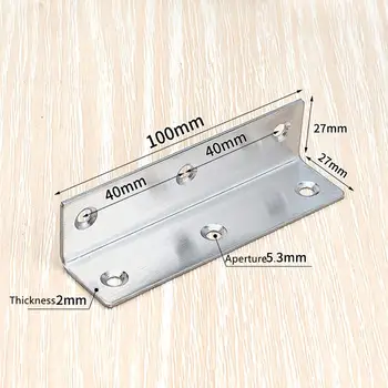 6PCS stainless steel corner code L-type 90 degree right angle fixed block reinforcement triangle iron bracket bracket universal
6PCS stainless steel corner code L-type 90 degree right angle fixed block reinforcement triangle iron bracket bracket universal