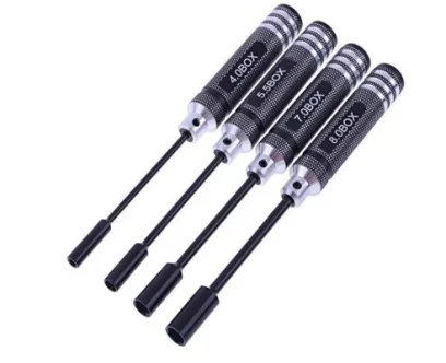 4PCS/set RC Car Screwdriver Multi-Axis Crossing Machine Fixed Wing Model Assembly Tool Titanium Hexagon Screwdriver For RC Car
4PCS/set RC Car Screwdriver Multi-Axis Crossing Machine Fixed Wing Model Assembly Tool Titanium Hexagon Screwdriver For RC Car