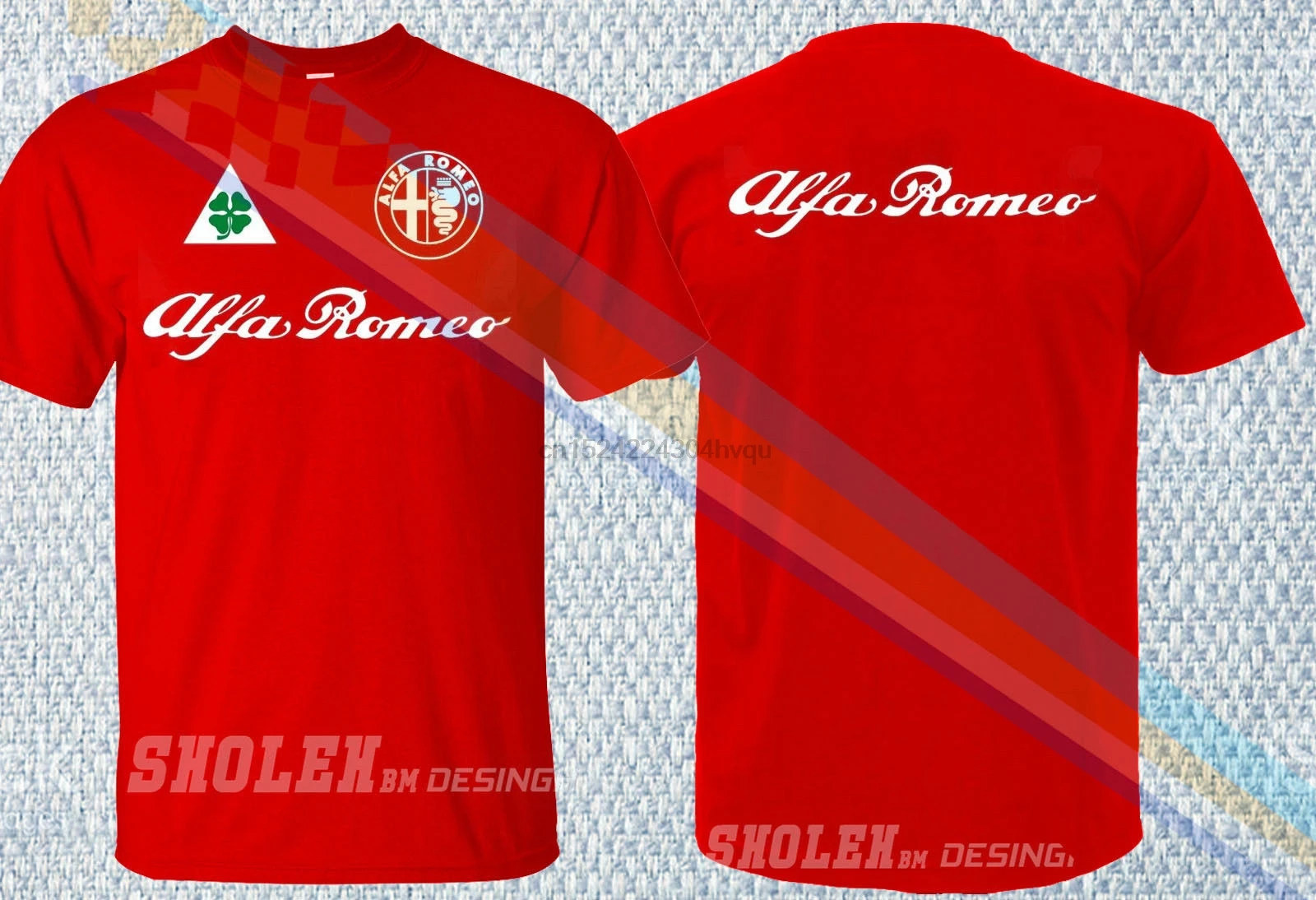 Лимитированная футболка MAGLIETTA ALFA ROMEO ALFISSIMO GTA QUADRIFOGLIO RACING SPORT 2| |