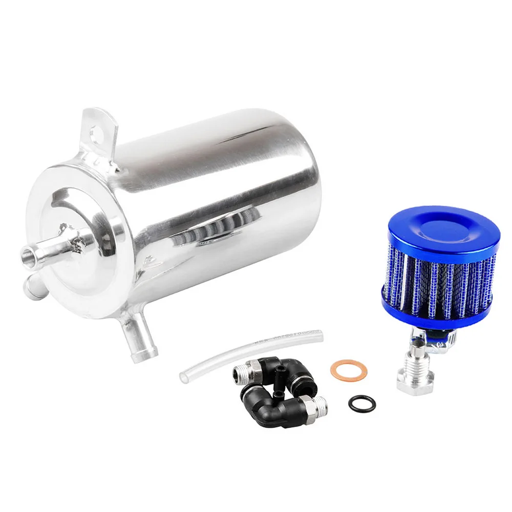 Universal T6061 Alloy Aluminum Oil Catch Can Reservoir Tank Black Car Acessories
Universal T6061 Alloy Aluminum Oil Catch Can Reservoir Tank Black Car Acessories