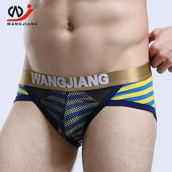 WJ Slip Mens Mesh Briefs Transparent Gay Sexy Mens Underwear Calzoncillos Cueca Spandex Elastaan Satin Underwear Men
WJ Slip Mens Mesh Briefs Transparent Gay Sexy Mens Underwear Calzoncillos Cueca Spandex Elastaan Satin Underwear Men
