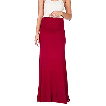 Womens Skirt Ladies Party Summer High Waist Clothing Solid Color Maxi Simple Maternity Fashion
Womens Skirt Ladies Party Summer High Waist Clothing Solid Color Maxi Simple Maternity Fashion
