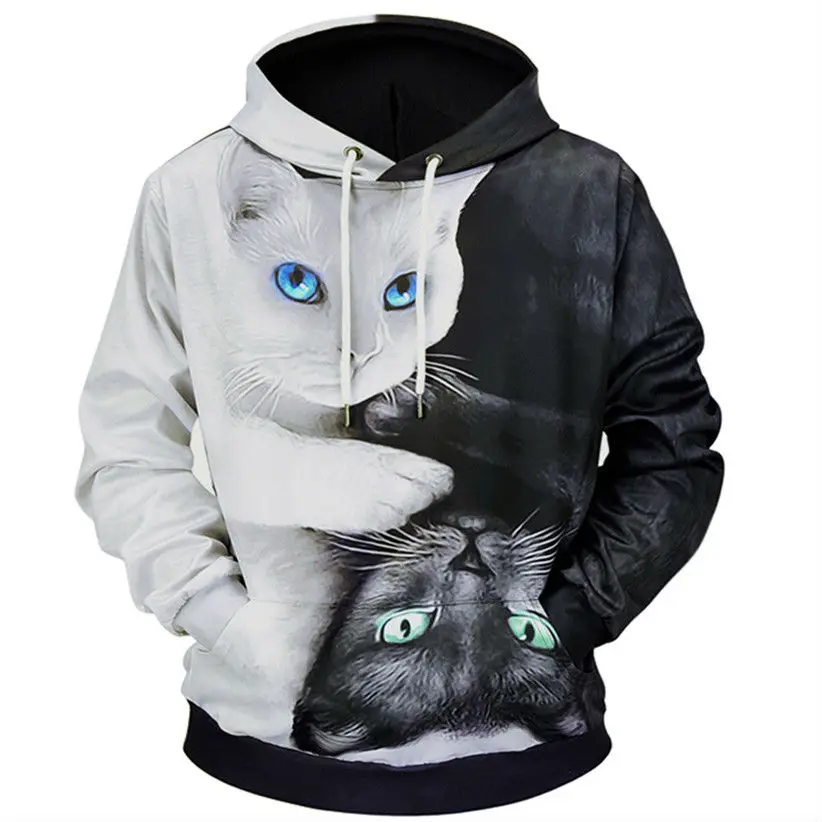 Mens 3D Cat Print Hoodie Sweatshirts Man Long Sleeve Autumn Winter Pullover Coat Men Sweatshirt
Mens 3D Cat Print Hoodie Sweatshirts Man Long Sleeve Autumn Winter Pullover Coat Men Sweatshirt