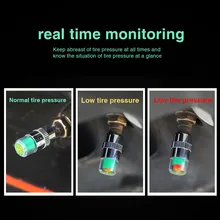 4pcs/Set 2.4 Bar Car Tire Pressure Guage Cap Sensor Indicator Alert Monitoring Tool Alert Air Pressure Gauge Tyre Cap Indicator 4pcs/Set 2.4 Bar Car Tire Pressure Guage Cap Sensor Indicator Alert Monitoring Tool Alert Air Pressure Gauge Tyre Cap Indicator