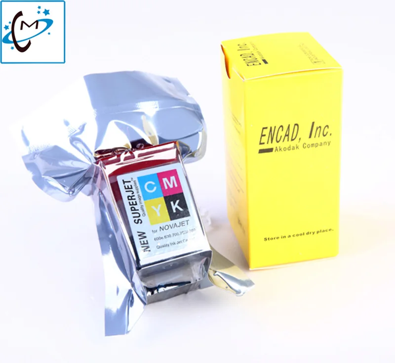 

4PCS CMYK Printhead Ink Cartridge for Encad Novajet 600DPI 600E 630 700 736 750 850 880 Print lecai Head Printhead