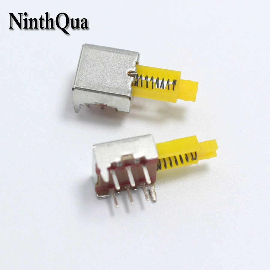 NinthQua 5pcs A06 6pin TV Power Switch With Spring Self-locking Yellow DC 12V 50MA Unidirection Push-button Switch
NinthQua 5pcs A06 6pin TV Power Switch With Spring Self-locking Yellow DC 12V 50MA Unidirection Push-button Switch