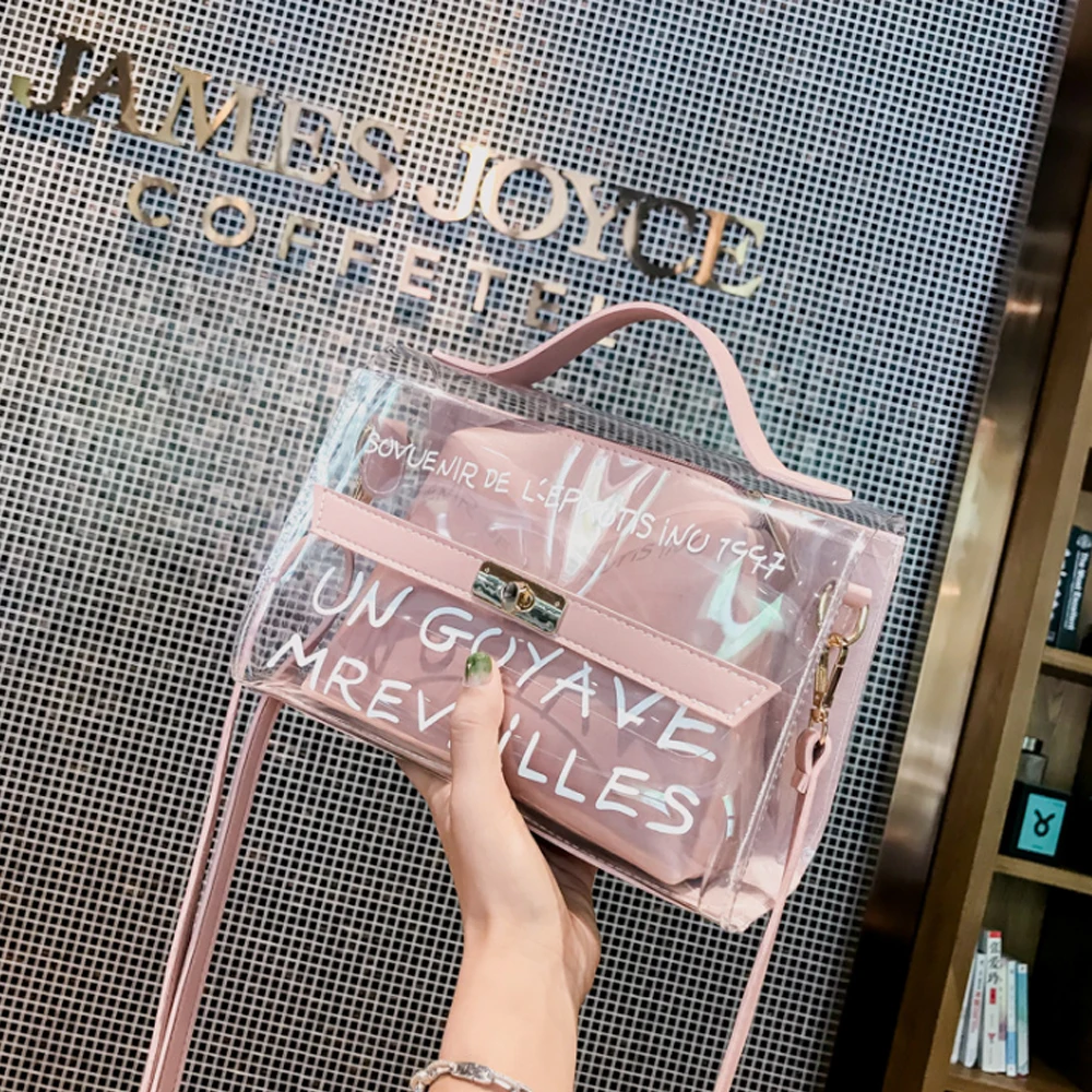 Mealivos модная Желейная сумка брендовая маленькая на плечо прозрачная шнурке для