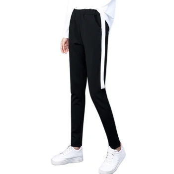 Fashion Side Striped Pants Women Loose Pencil Pants Spring Autumn Casual Sweatpants Elastic Waist Trousers Female
Fashion Side Striped Pants Women Loose Pencil Pants Spring Autumn Casual Sweatpants Elastic Waist Trousers Female