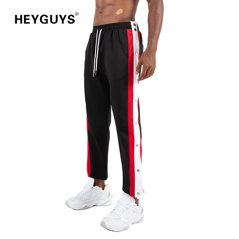 HEYGUYS fashion Long Pants Men Casual Sweatpants Jogger Trousers Fashion Fitted Bottoms street wear hip hop Button design
HEYGUYS fashion Long Pants Men Casual Sweatpants Jogger Trousers Fashion Fitted Bottoms street wear hip hop Button design