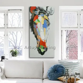 Modern abstract oil paintings on canvas for pop art giraffe manual painting animals pop art household adornment picture 12
Modern abstract oil paintings on canvas for pop art giraffe manual painting animals pop art household adornment picture 12
