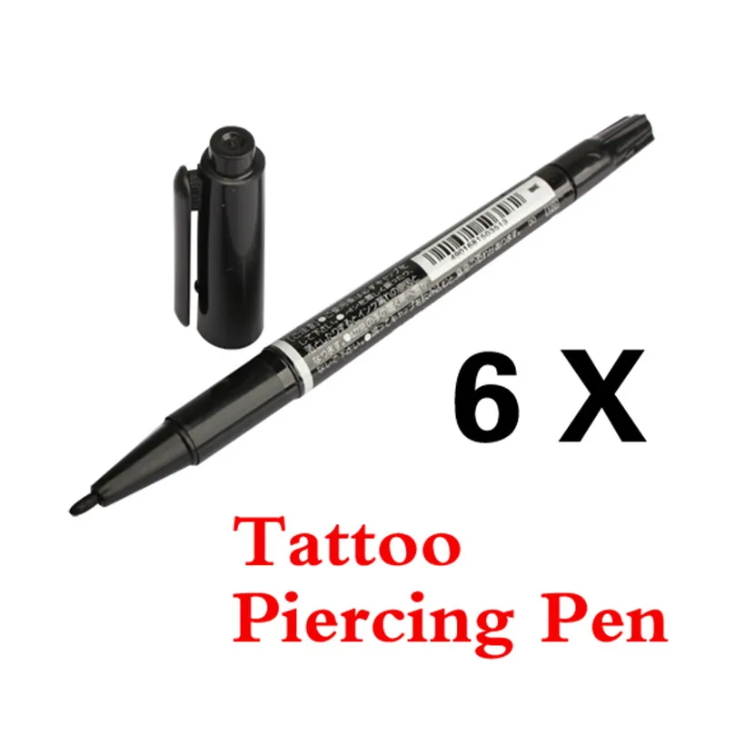 Body Art 6 x Dual Skin Marker Scribe Piercing Pen Tattoo Supply Tool (Pluma de tatuaje Stylo de tatouage )
Body Art 6 x Dual Skin Marker Scribe Piercing Pen Tattoo Supply Tool (Pluma de tatuaje Stylo de tatouage )