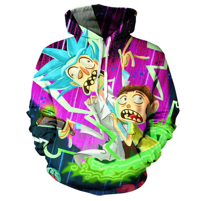 2018 New Rick And Morty Psycho Crazy Sweatshirt 3D Hip Hop Funny Hoodies Men Women Design Famous Brand
2018 New Rick And Morty Psycho Crazy Sweatshirt 3D Hip Hop Funny Hoodies Men Women Design Famous Brand