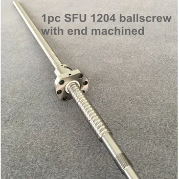 SFU1204 ballscrew 200 250 300 350 400 450 500 550 600 mm ball screw with flange single ball nut BK/BF10 end machined CNC parts
SFU1204 ballscrew 200 250 300 350 400 450 500 550 600 mm ball screw with flange single ball nut BK/BF10 end machined CNC parts