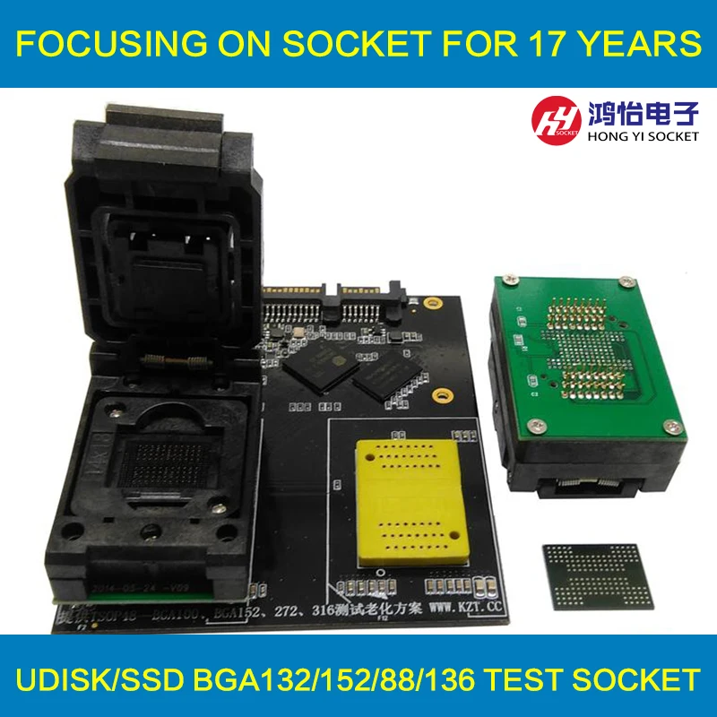 BGA132/BGA152/BGA88/BGA136 to DIP48 Adapter IC Test Socket Burn in Socket Programmer Socket With Board Clamshell Structure
BGA132/BGA152/BGA88/BGA136 to DIP48 Adapter IC Test Socket Burn in Socket Programmer Socket With Board Clamshell Structure