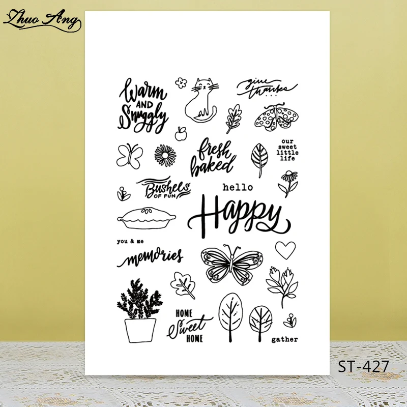 ZhuoAng Plant language Clear Stamp/Seal for DIY Scrapbooking/Photo Album Decorative Card Making Clear Stamps
ZhuoAng Plant language Clear Stamp/Seal for DIY Scrapbooking/Photo Album Decorative Card Making Clear Stamps