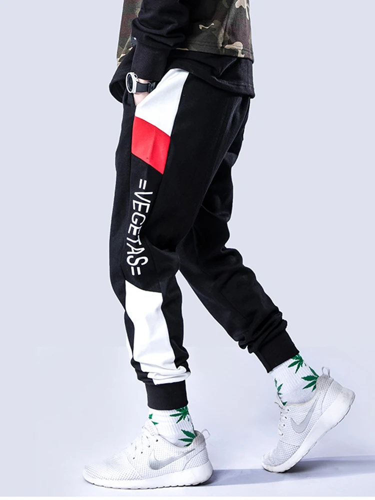 Fashion Classical Men Casual Pants Loose Fit Side Printed Spliced Design Sweatpants hombre Streetwear Hip Hop Joggers Pants Men
Fashion Classical Men Casual Pants Loose Fit Side Printed Spliced Design Sweatpants hombre Streetwear Hip Hop Joggers Pants Men