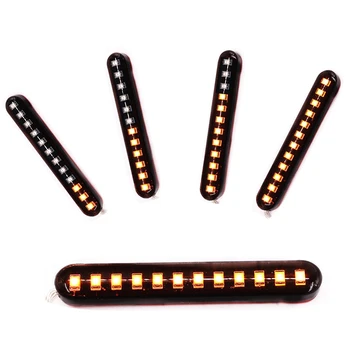 Amber Turn Signal Lamp Lights 2835SMD 6W 80*12*7.4mm 12LED 3000K Motorcycle Cars Sequential Flowing Mini
Amber Turn Signal Lamp Lights 2835SMD 6W 80*12*7.4mm 12LED 3000K Motorcycle Cars Sequential Flowing Mini