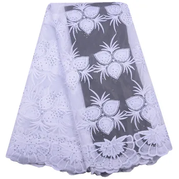 African Laces Fabric 2019 High Quality Lace Latest Style Net Tulle Lace For Wedding White Nigerian French Lace Fabric Y1516
African Laces Fabric 2019 High Quality Lace Latest Style Net Tulle Lace For Wedding White Nigerian French Lace Fabric Y1516
