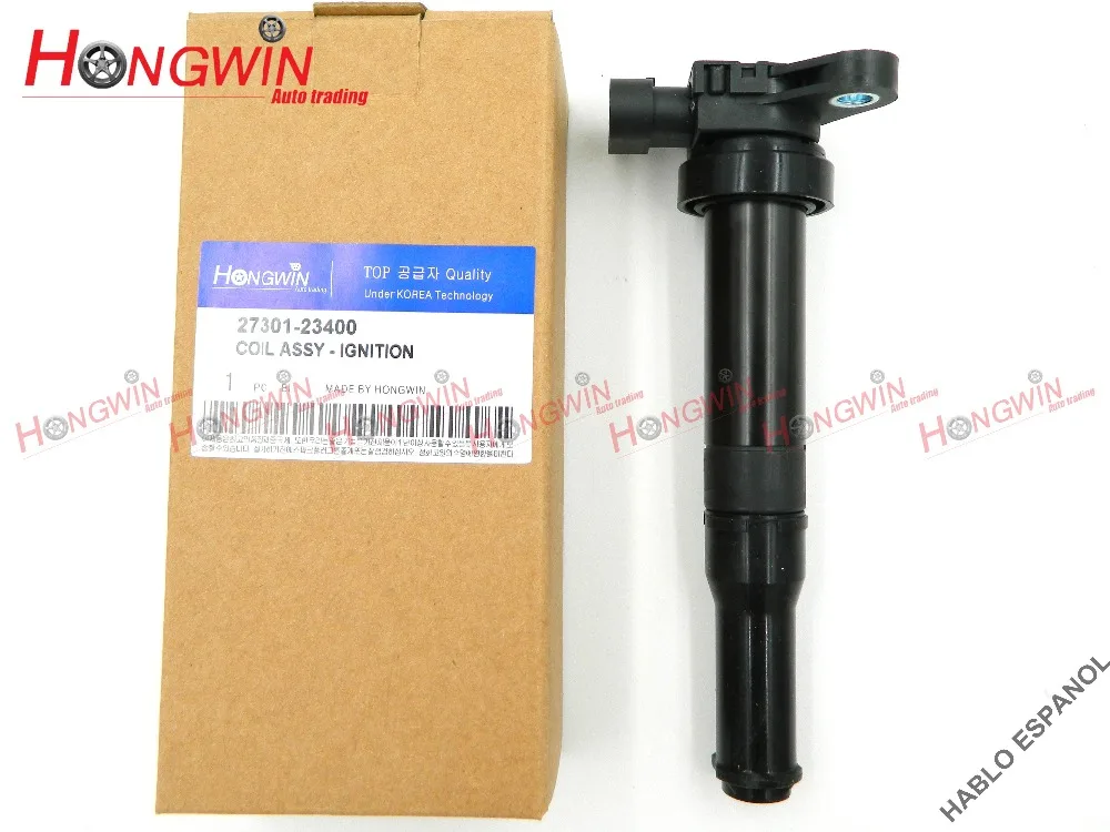 Genuine No.:2730123400 Ignition Coil Fits Hyundai Sonata Ef Kia Carens Clarus Shuma KIA Optima, XTREK 27301-23400,27301 23400
Genuine No.:2730123400 Ignition Coil Fits Hyundai Sonata Ef Kia Carens Clarus Shuma KIA Optima, XTREK 27301-23400,27301 23400