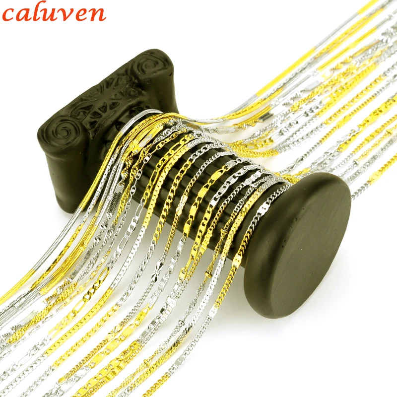 2MM/3MM/45CM 6pcs Mix Women Silver Gold Color Curb Chain Cuban Link Chain Necklace Corrente De Prata Masculina Wholesale
2MM/3MM/45CM 6pcs Mix Women Silver Gold Color Curb Chain Cuban Link Chain Necklace Corrente De Prata Masculina Wholesale
