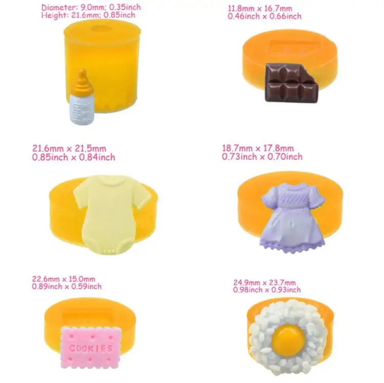 Chocolate Clothes bottle Rice egg Cookie / Biscuit Silicone Mold Fondant Mold Mini Resin Mold (Clay Fimo Resin Wax Epoxy Paste)
Chocolate Clothes bottle Rice egg Cookie / Biscuit Silicone Mold Fondant Mold Mini Resin Mold (Clay Fimo Resin Wax Epoxy Paste)