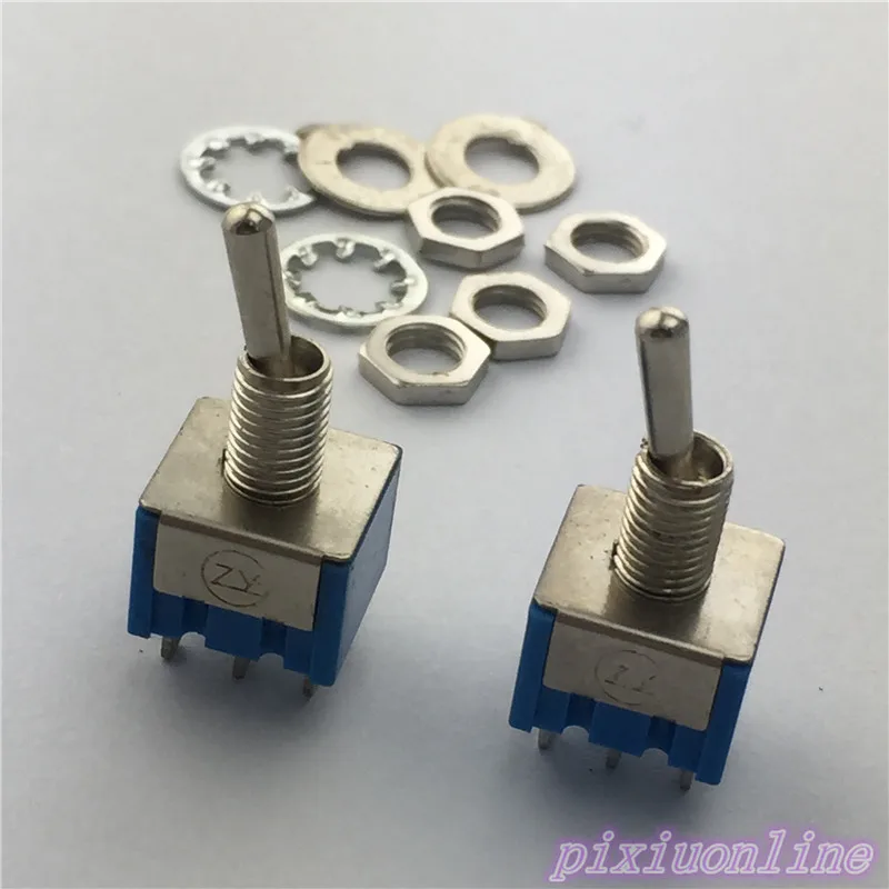 

2pcs G105Y Mini MTS-202 6-Pin SPDT ON-ON 6A 125V 3A250VAC Toggle Switches High Quality Sell At A Loss Belarus Ukraine USA