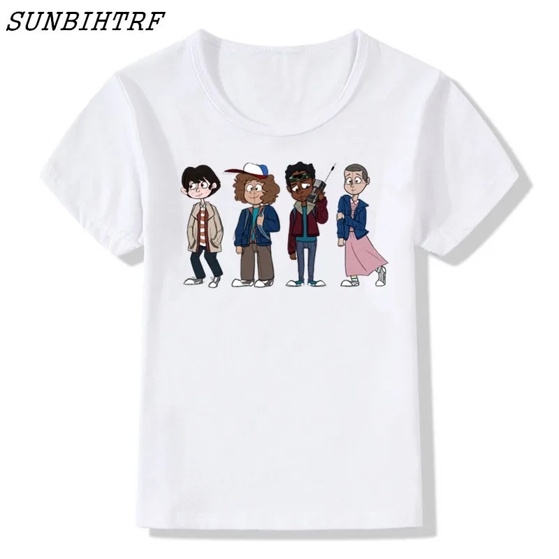 2018 New Children Fashion Stranger Things Eleven Head Design T-Shirt Kids Baby Hipster Cool Clothes Boys Girls Summer Tops Tees
2018 New Children Fashion Stranger Things Eleven Head Design T-Shirt Kids Baby Hipster Cool Clothes Boys Girls Summer Tops Tees