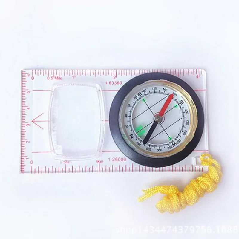 Outdoor multi-function compass, map compass, positioning, ranging,, scale, measuring ruler, magnifying glass
Outdoor multi-function compass, map compass, positioning, ranging,, scale, measuring ruler, magnifying glass
