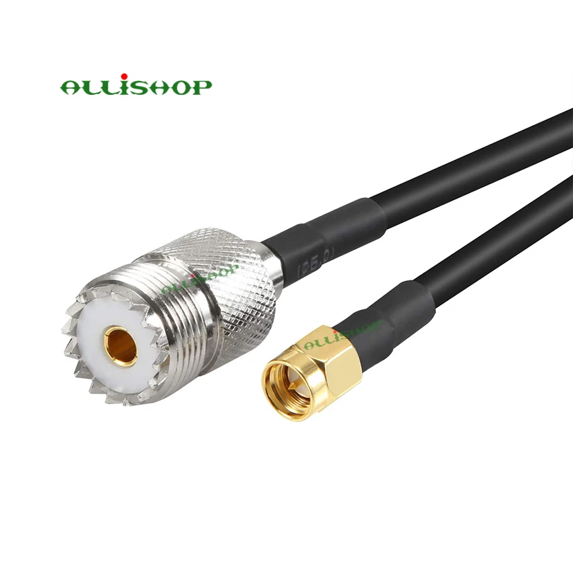 SMA Male to UHF SO239 Female RG58 Extension Cord Cable for Most Yaesu UHF SO-239 Jack to SMA Male Plug Adapter 1/3/6/9/12/15M
SMA Male to UHF SO239 Female RG58 Extension Cord Cable for Most Yaesu UHF SO-239 Jack to SMA Male Plug Adapter 1/3/6/9/12/15M