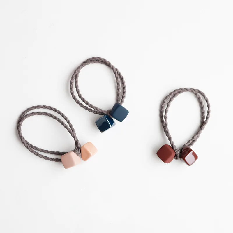 Matte Rubber Color Hair Rope Cute Square Hair Ring Elastic Hair Band Women Hair Accessories
Matte Rubber Color Hair Rope Cute Square Hair Ring Elastic Hair Band Women Hair Accessories