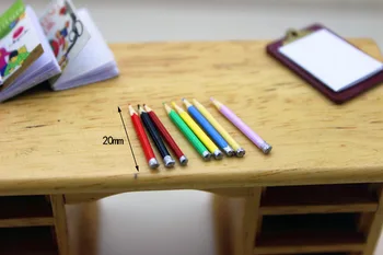 New 1:12 dollhouse miniature 8 pieces Mini colorful pencils learning tools toy collectible Gift
New 1:12 dollhouse miniature 8 pieces Mini colorful pencils learning tools toy collectible Gift