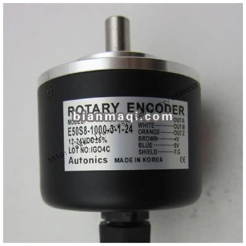 Shelf E50S8-1000-3-1-24 Alto Knicks rotary encoder / shaft diameter 8mm / 1000 line
Shelf E50S8-1000-3-1-24 Alto Knicks rotary encoder / shaft diameter 8mm / 1000 line
