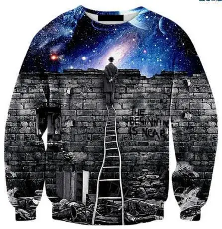 2018 Men's 3d Sweatshirts Printed A Person Watch The Space Meteor Shower Casual Stairs Ladder Hip Hop Harajuku Hoodies 5XL
2018 Men's 3d Sweatshirts Printed A Person Watch The Space Meteor Shower Casual Stairs Ladder Hip Hop Harajuku Hoodies 5XL