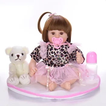 18inch Silicone Reborn Dolls lifelike silicone vinyl newborn princess collectible dolls real touch reborn toddler boneca
18inch Silicone Reborn Dolls lifelike silicone vinyl newborn princess collectible dolls real touch reborn toddler boneca