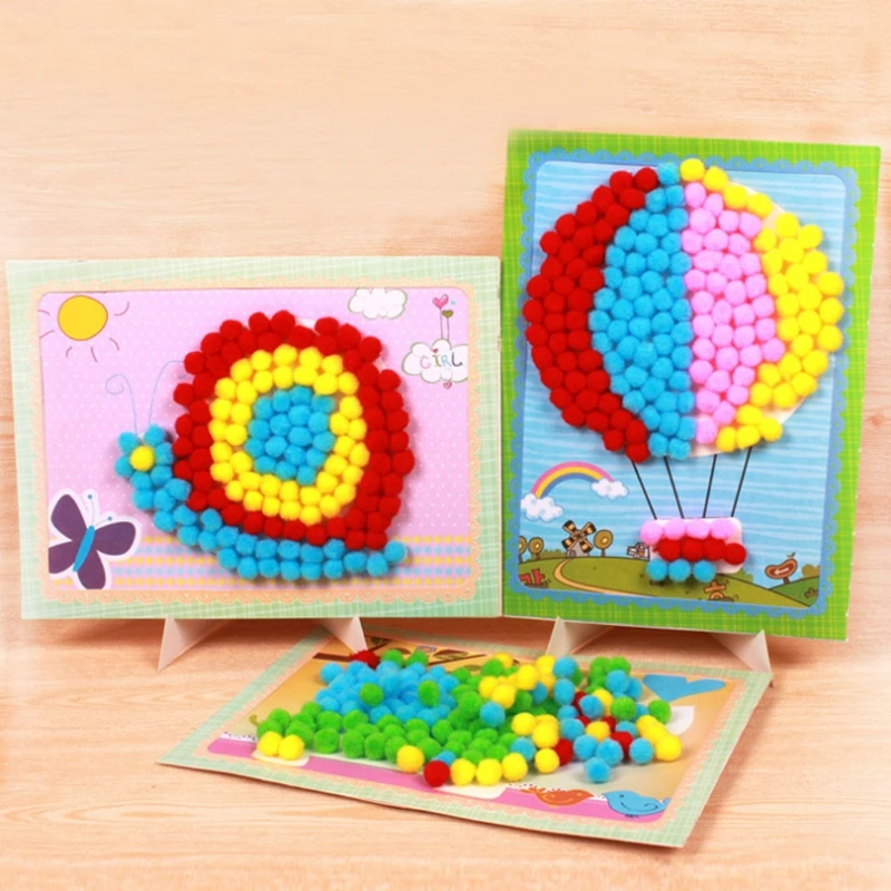 Educational Cartoon Handmade Toys DIY Kids Plush Ball Painting Stickers Children For Baby Child Development
Educational Cartoon Handmade Toys DIY Kids Plush Ball Painting Stickers Children For Baby Child Development